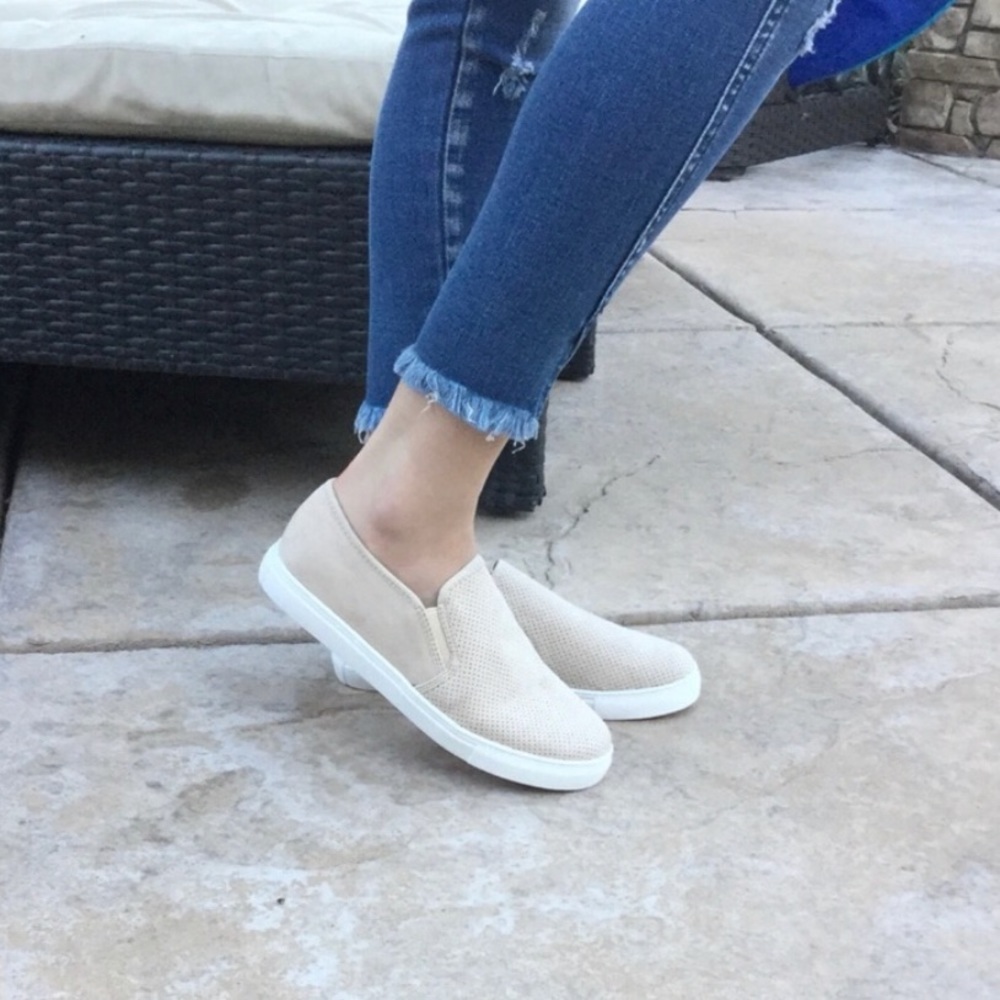 Perforated Slip on Shoe